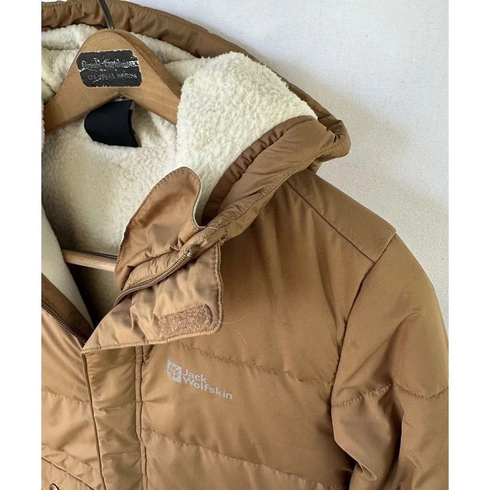 Jack Wolfskin Hooded Puffer Jacket Kid's Youth Large Sz 14